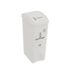 ESTRA - Caneca Plástica Vaivén 53 Litros Blanco Eco