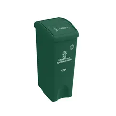 ESTRA - Caneca Plástica Vaivén 53 Litros Verde Eco