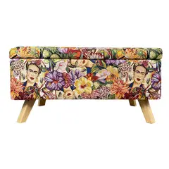 DKO DESIGN SAS - Puff Tipo Banqueta Baúl 40x82x42 Frida