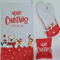 TELAIO - SET GUANTE LIMPION Y COGEOLLAS XMAS