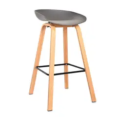 BONNO - Banco Para Bar Gris Misuri 75 Cm