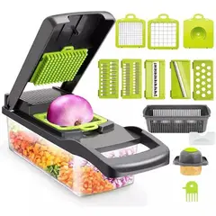 52 BITS - Rallador Picador Cortador Portatil de Frutas y Verduras Multiuso