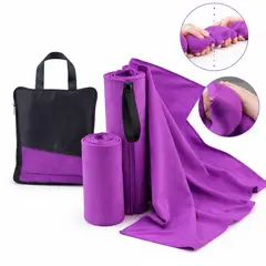 52 BITS - Toalla Microfibra Fitnics Set X2 (120x60 + 80x30) + Estuche Morado