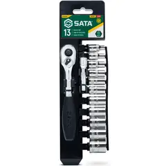 SATA - Juego Copas 1/4pg Mm 13pzas Rat. Cabeza
