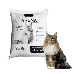 ARGOS - Arena Sanitaria Gato 25 Kg Carbon
