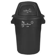 ESTRA - Contenedor Plástico 121 Litros Blanco Eco - Reciclable