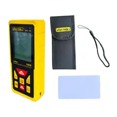 UYUSTOOLS - Medidor Láser Distancia 100 m Antichoque con Nivel