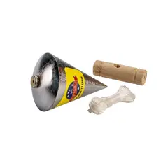 MP TOOLS - Plomada Pesada en Acero Compacto Cromada 400G