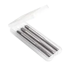 RANGER - Juego de 3 Machos HSS de Acero y Alta Resistencia 1/4 Pulgadas