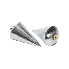 MP TOOLS - Plomada de Acero Compacto Cromado Tipo Trompo 300G