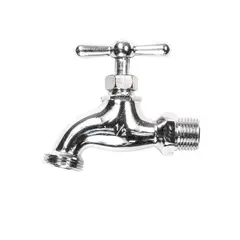 RANGER - Llave Terminal para Jardín o Lavadero Cromada Metálica 220g