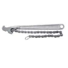 MP TOOLS - Llave de Hierro Compacto Saca Filtro con Cadena de 12 Pulgadas