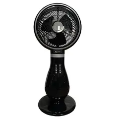 CLASIC - Ventilador 2 En 1 Con Vaporizador De Agua Negro