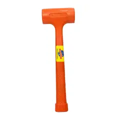 MP TOOLS - Martillo Golpe Seco 1 Libra Antichispas Color Naranja