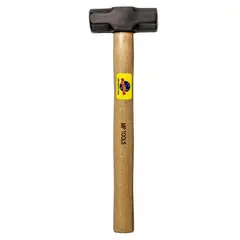 MP TOOLS - Martillo Porra o Mazo de Hierro con Mango Madera de 2 lb