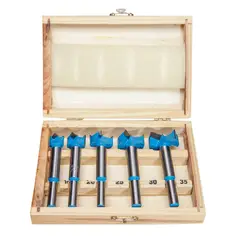 MP TOOLS - Juego de Fresas Brocas para Madera Largas 5 Piezas Ruteadora