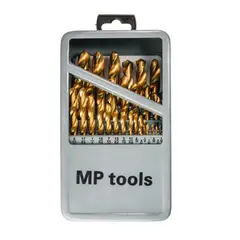 MP TOOLS - Juego de Brocas 29 Piezas para Muro Profesional de 1/16 a 1/2 Pulgada