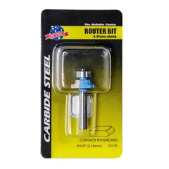 MP TOOLS - Broca Fresa Ruteadora para Redondear Madera de 1/4 Pulgada