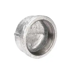 RANGER - Tapón de Copa para Tubo en Acero Cromado Industrial de 3/8 Pulgadas