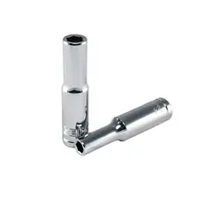 RANGER - Copa Dado Cromado Larga 7 mm Cuadrante 1/4 Pulgadas Hexagonal