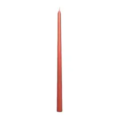 CERERIAS ESPAÑOLAS EL FARO - Vela Candelabro de Navidad Il X2 Roja 41x5.5
