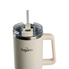 LUGANO - Termo con Pitillo Blizzard 1200ml Crema