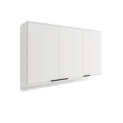 BERTOLINI - Mueble Superior Multiuso Cocina 120 Cm Mdp 3 Puertas Blanco Mate