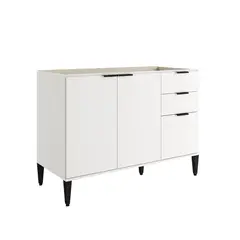 BERTOLINI - Mueble Inferior De Cocina 120 Cm En Mdp Con Tabla Freijo