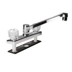MP TOOLS - Grifería Mezclador O Llave Lavaplatos Cromada Profesional De 8" Consumo 6 l/min