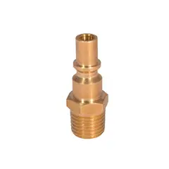 RANGER - Conector o Acople Rápido Macho Bronce Profesional de 1/4 Pulgadas