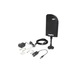 FULGORE - Antena TDT HD 90° con Amplificador Señal VHF y UHF