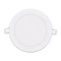 GENERICO - Panel Led 12w Incrustar Embutir Redondo Luz Calida Certifica