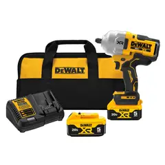 DEWALT - Llave de Impacto Brushless 1/2 Pulgada 20V 1.750ft/lb 2 Baterías X 5Ah