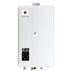 RINNAI - Calentador De Paso De Agua 23 Litros Tiro Forzado Gas Natural Blanco