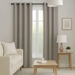 CASA BONITA - Set de 2 Cortinas Blackout 100% 140x220 cm Beige