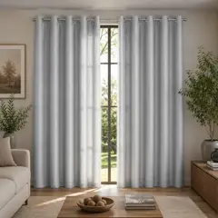 CASA BONITA - Set de 2 Cortinas Blackout 100% 140x220 cm Beige