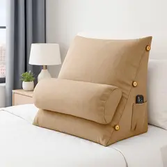 JUST HOME COLLECTION - Cojín TV Plus de Lectura Beige
