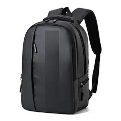 52 BITS - Mochila Multifuncional de Viaje Unisex Negro