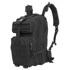 52 BITS - Mochila Tactica Militar Impermeable Negro 50X32X19