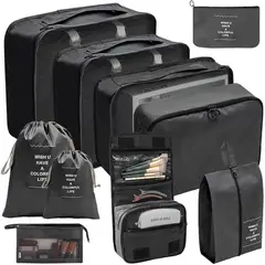 GENERICO - Kit X10 Organizador de Equipaje Para Maleta