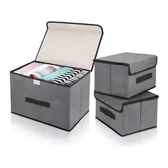 GENERICO - Set X3 Cajas Organizadoras de Ropa