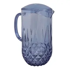 MARRES - Jarra Geométrico Poliestireno 1.6 Litros Azul Viena