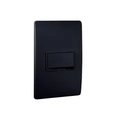 BTICINO - Interruptor Sencillo Conmutable Luzica Negro