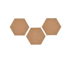 ARTECMA - Set Pizarras Hexágonos en Corcho