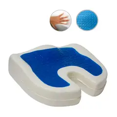 TECHCONFORT - Cojín para Coxis En Gel y Viscoelastica Memory Foam