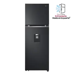 LG - Nevera Congelador Superior 334 Litros Tipo Europeo Door Cooling Negro Vt34kpm