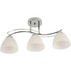 IKELITE - Lámpara De Techo 3 Luces E27 Cromo