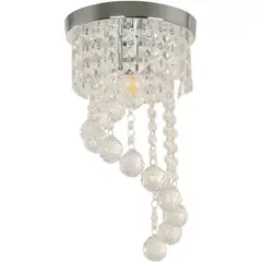 IKELITE - Lámpara De Techo 1 Luz E27 Cromo Moderna