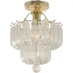 IKELITE - Lámpara De Techo 1 Luz E27 Bronce Pulido