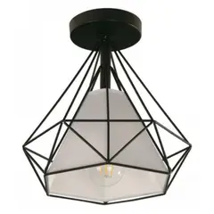 IKELITE - Lámpara De Techo Negra 1 Luz E27